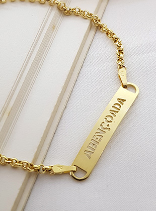 Pulseira Abençoada Ouro 18k