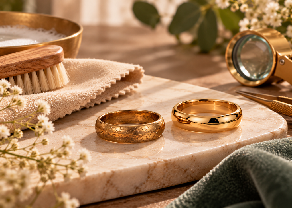 O que acontece com o ouro de uma joia depois de décadas?