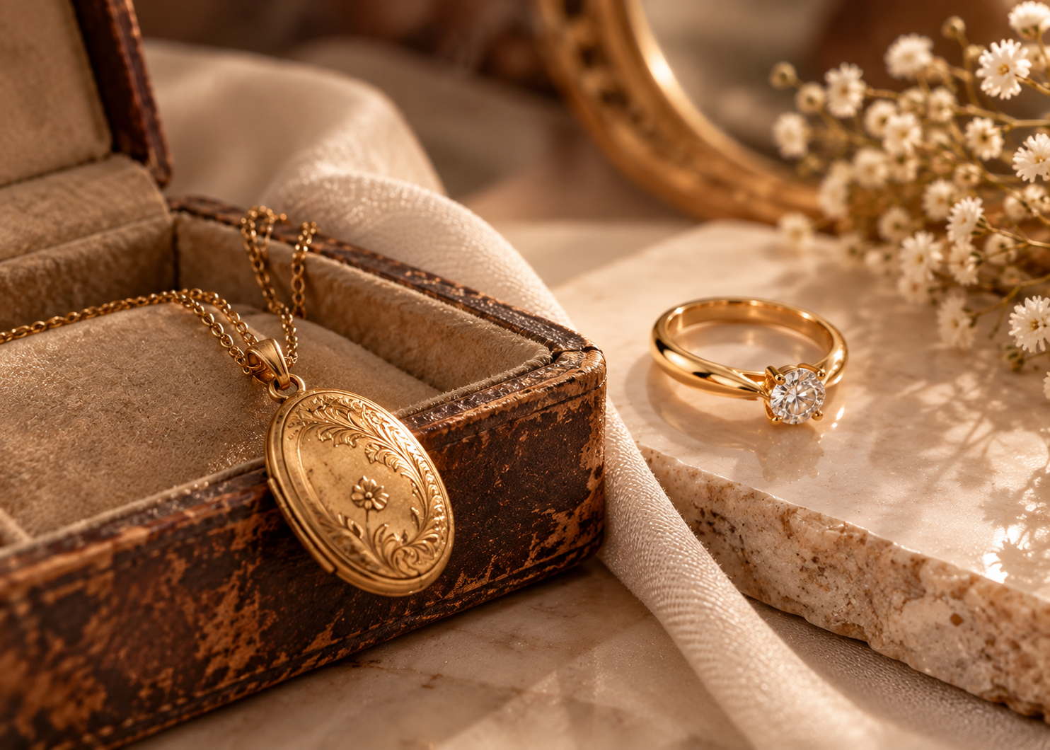 O que acontece com o ouro de uma joia depois de décadas?